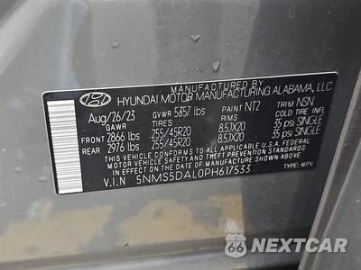 2023 Hyundai Santa Fe Calligraphy - zdjęcie 14 z 25 - miniatura