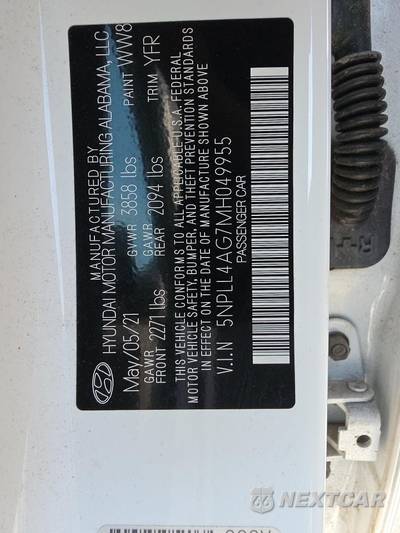 2021 Hyundai Elantra SE - zdjęcie 17 z 23 - miniatura