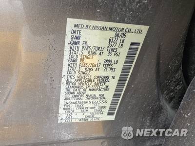 2006 Nissan TITAN XE Crew Cab Short Bed - zdjęcie 14 z 17 - miniatura