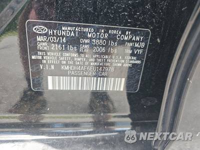 2014 Hyundai Elantra SE Sedan - zdjęcie 14 z 30 - miniatura