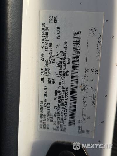 2021 Ford F-150 XL Crew Cab Short Bed - zdjęcie 14 z 23 - miniatura