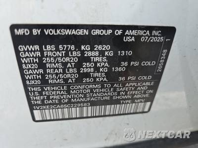 2025 Volkswagen Atlas Cross Sport 2.0T SE w/Technology - zdjęcie 14 z 27 - miniatura