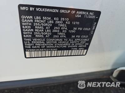 2026 Volkswagen Atlas Cross Sport 2.0T SE w/Technology - zdjęcie 14 z 20 - miniatura