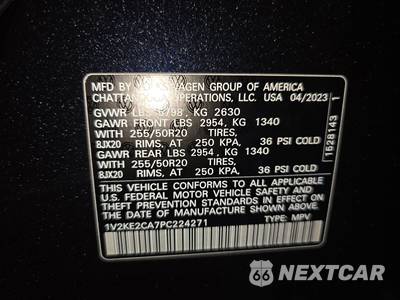 2023 Volkswagen Atlas Cross Sport 3.6L V6 SE w/Technology - zdjęcie 14 z 34 - miniatura