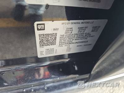 2022 Chevrolet Silverado 1500 Custom Crew Cab Short Bed 1CX - zdjęcie 14 z 27 - miniatura