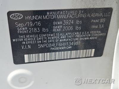 2017 Hyundai Elantra Value Edition Sedan - zdjęcie 14 z 26 - miniatura