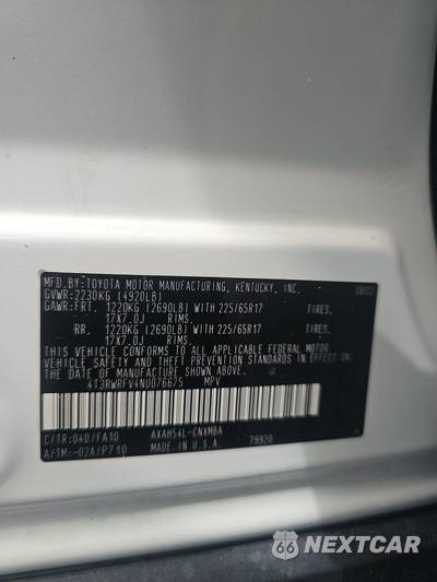 2022 Toyota RAV4 Hybrid XLE - zdjęcie 14 z 21 - miniatura