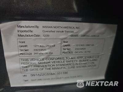 2021 Nissan Murano SL - zdjęcie 14 z 22 - miniatura