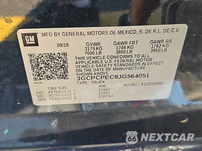 2018 Chevrolet Silverado 1500 Custom Crew Cab Short Bed 1CX - zdjęcie 14 z 46 - miniatura