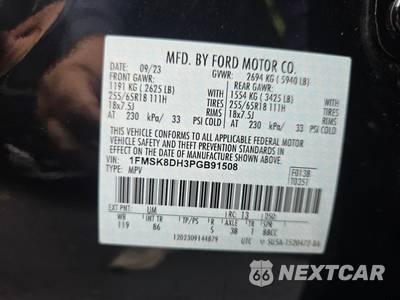 2023 Ford Explorer XLT - zdjęcie 18 z 25 - miniatura