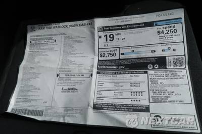 2025 Ram 1500 Warlock Crew Cab Short Bed - zdjęcie 43 z 58 - miniatura
