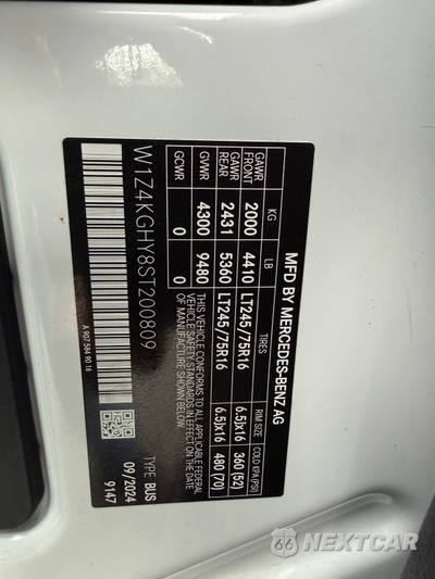 2025 Mercedes-Benz Sprinter 2500 Passenger Van High Roof 170.0" WB - zdjęcie 45 z 45 - miniatura