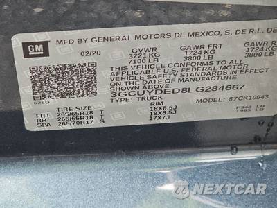 2020 Chevrolet Silverado 1500 LT Crew Cab Short Bed 1LT - zdjęcie 14 z 33 - miniatura