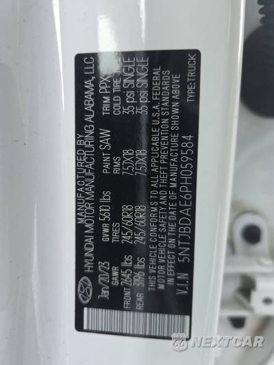 2023 Hyundai Santa Cruz SEL Crew Cab Short Bed - zdjęcie 21 z 34 - miniatura