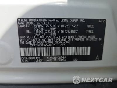 2025 Toyota RAV4 XLE - zdjęcie 14 z 29 - miniatura