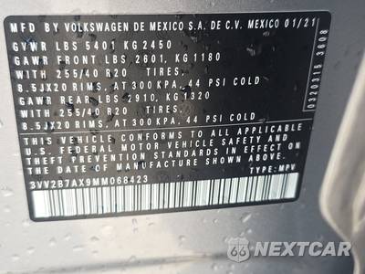 2021 Volkswagen Tiguan SE R-Line Black - zdjęcie 15 z 27 - miniatura