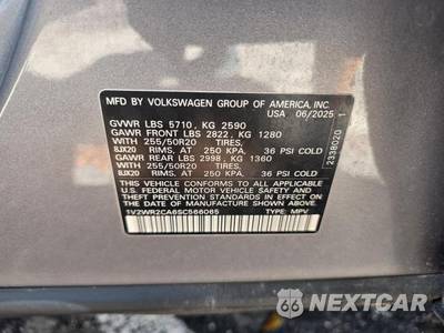 2025 Volkswagen Atlas 2.0T SE w/Technology - zdjęcie 6 z 33 - miniatura