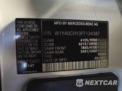 2023 Mercedes-Benz Sprinter 2500 Cargo Van High Roof 170.0" WB - zdjęcie 15 z 26 - miniatura