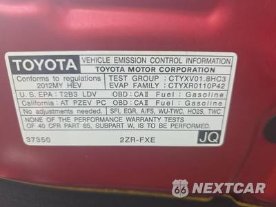 2012 Toyota Prius Three - zdjęcie 24 z 25 - miniatura