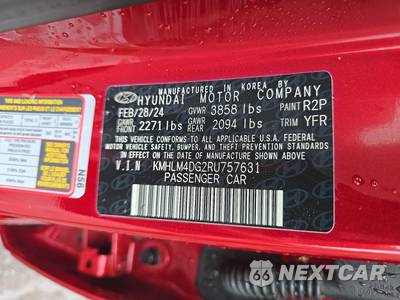 2024 Hyundai Elantra SEL - zdjęcie 14 z 26 - miniatura
