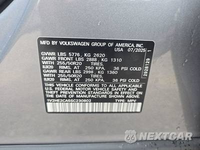 2025 Volkswagen Atlas Cross Sport 2.0T SE w/Technology - zdjęcie 14 z 19 - miniatura