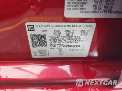 2022 GMC Sierra 1500 SLT Crew Cab Short Bed 4SA - zdjęcie 14 z 23 - miniatura