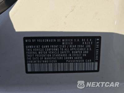 2022 Volkswagen Jetta SE - zdjęcie 14 z 24 - miniatura