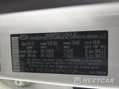 2023 Hyundai Santa Cruz Limited Crew Cab Short Bed - zdjęcie 14 z 39 - miniatura