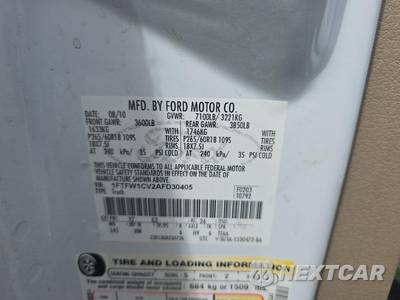 2010 Ford F-150 Lariat Crew Cab Medium Bed - zdjęcie 17 z 21 - miniatura