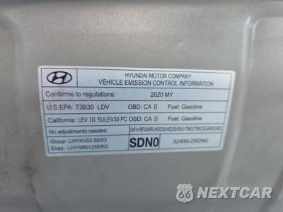 2020 Hyundai Sonata SE - zdjęcie 28 z 31 - miniatura