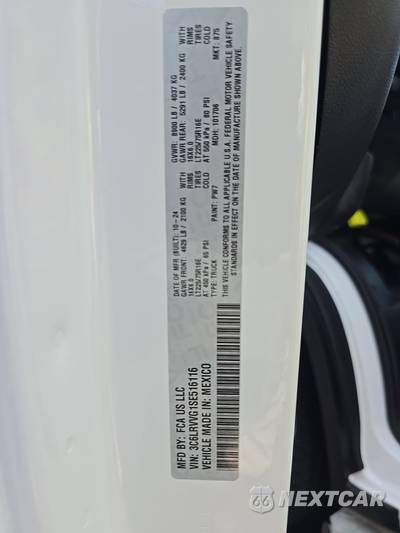 2025 Ram ProMaster 2500 Cargo Van Tradesman w/Passenger Seat Low Roof 136.0" WB - zdjęcie 13 z 29 - miniatura