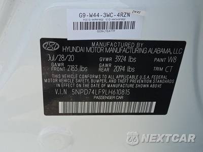 2020 Hyundai Elantra SE Sedan - zdjęcie 17 z 23 - miniatura