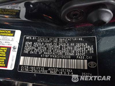 2012 Toyota Camry SE - zdjęcie 15 z 44 - miniatura