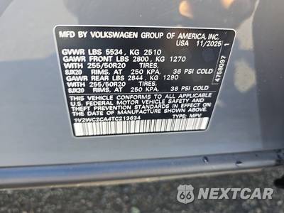 2026 Volkswagen Atlas Cross Sport 2.0T SE w/Technology - zdjęcie 14 z 26 - miniatura