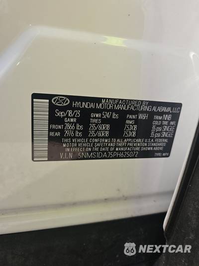 2023 Hyundai Santa Fe SE - zdjęcie 14 z 24 - miniatura