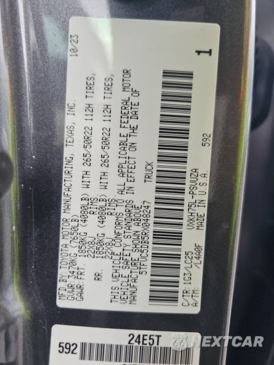 2024 Toyota Tundra Hybrid Capstone Crew Cab Short Bed - zdjęcie 14 z 19 - miniatura
