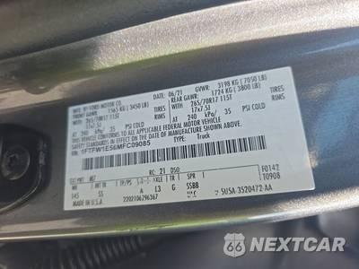2021 Ford F-150 XL Crew Cab Short Bed - zdjęcie 14 z 36 - miniatura