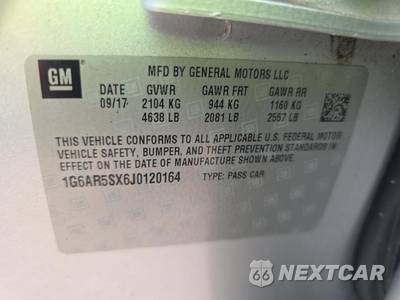 2018 Cadillac CTS Sedan Luxury 1SE - zdjęcie 17 z 24 - miniatura