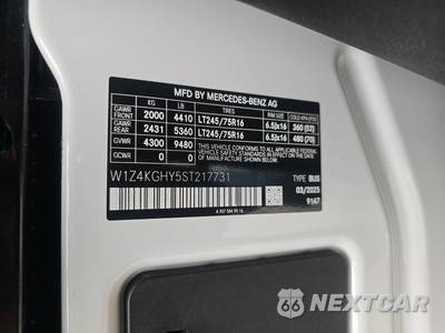 2025 Mercedes-Benz Sprinter 2500 Passenger Van High Roof 170.0" WB - zdjęcie 15 z 20 - miniatura