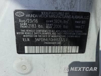 2017 Hyundai Elantra Value Edition Sedan - zdjęcie 14 z 33 - miniatura