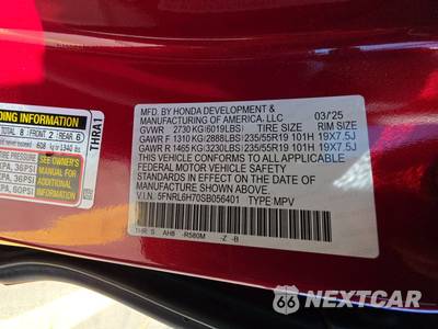 2025 Honda Odyssey Sport L 118.1" WB - zdjęcie 15 z 40 - miniatura