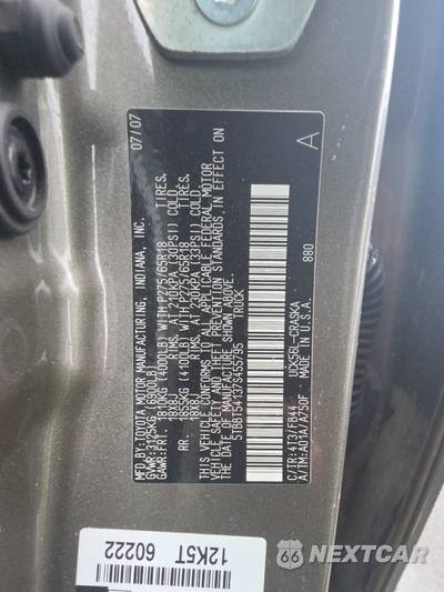 2007 Toyota Tundra SR5 Extended Cab Medium Bed - zdjęcie 14 z 30 - miniatura