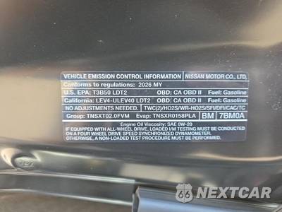 2026 Nissan Murano SL - zdjęcie 19 z 23 - miniatura