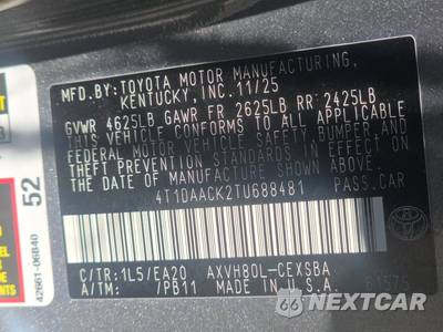2026 Toyota Camry SE - zdjęcie 14 z 23 - miniatura