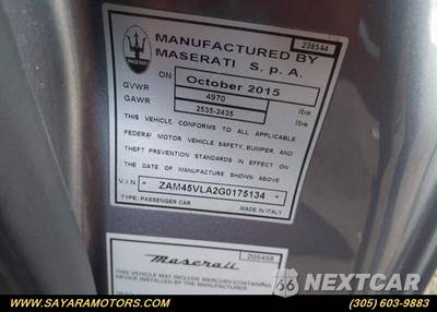 2016 Maserati GranTurismo Sport Coupe - zdjęcie 6 z 50 - miniatura