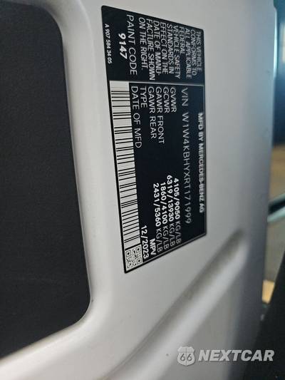 2024 Mercedes-Benz Sprinter 2500 Crew Van Standard Roof 144.0" WB - zdjęcie 15 z 19 - miniatura