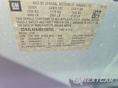 2014 Chevrolet Equinox LS 1LS - zdjęcie 14 z 28 - miniatura