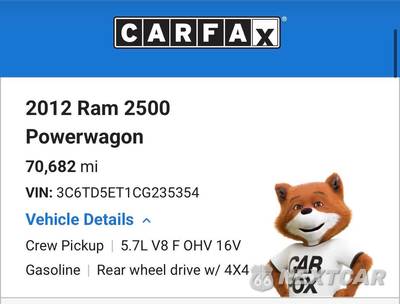 2012 Ram 2500 Power Wagon Crew Cab Medium Bed - zdjęcie 3 z 19 - miniatura