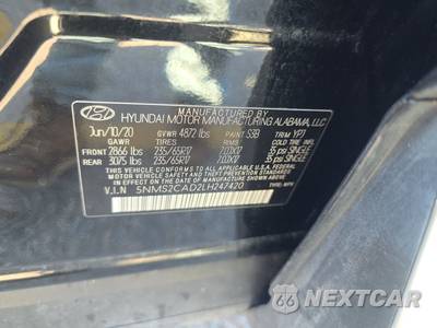2020 Hyundai Santa Fe SE - zdjęcie 14 z 37 - miniatura
