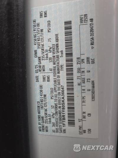 2025 Ford Transit 250 Cargo Van Low Roof 130.0" WB - zdjęcie 17 z 24 - miniatura
